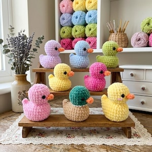 No Sew Duck in Eggshell Amigurumi Pattern PDF, Easter Duckling Plush Tutorial, DIY Gift Idea, Beginner Friendly Crochet