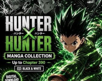 Hunter-Style Adventure Manga Collection | Action Fantasy | PDF Format | Instant Download