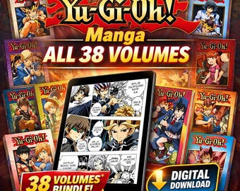 Card Battle Manga Collection | 38 Volumes | Strategy Adventure | PDF & JPG | Instant Download