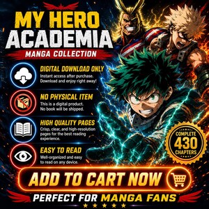 Hero Academy Manga Collection | 430 Chapters | Action Adventure | PDF Format | Instant Access image 3