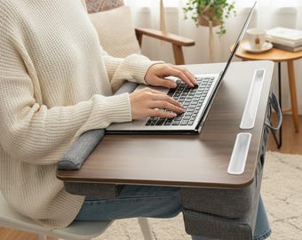 Folding Laptop Desk Student Dorm Writing Desk Bed Table Portable Computer Desk Cushion Study Table Home Office Furniture
