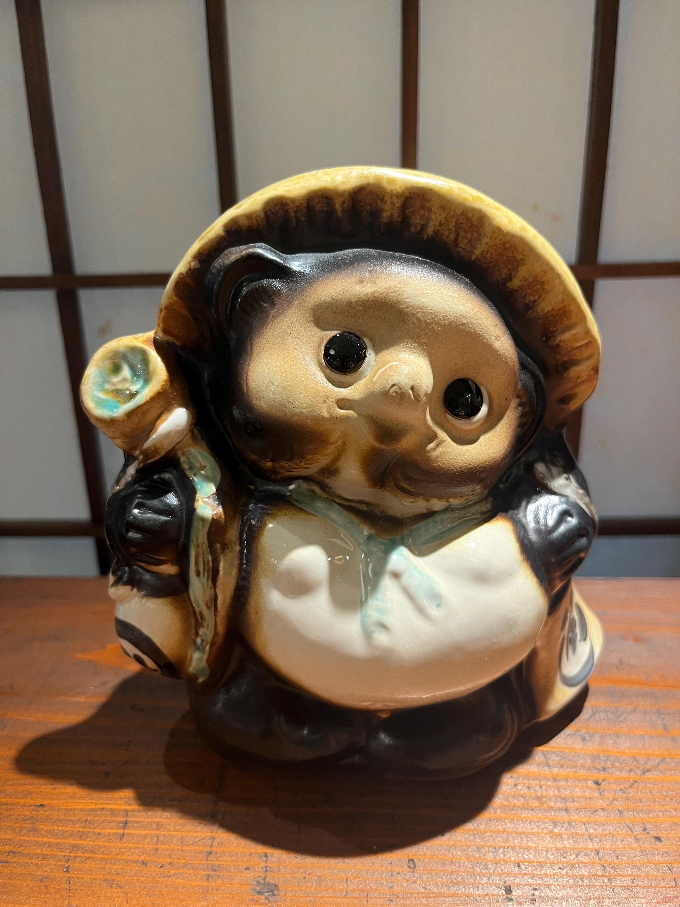 Tanuki figurine - Etsy 日本