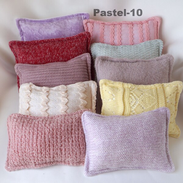 5 Newborn Pillow | Bulky KNIT | Grab Bundle Bulk SET | Newborn cushion pillow for newborn photography photo sessions PROP