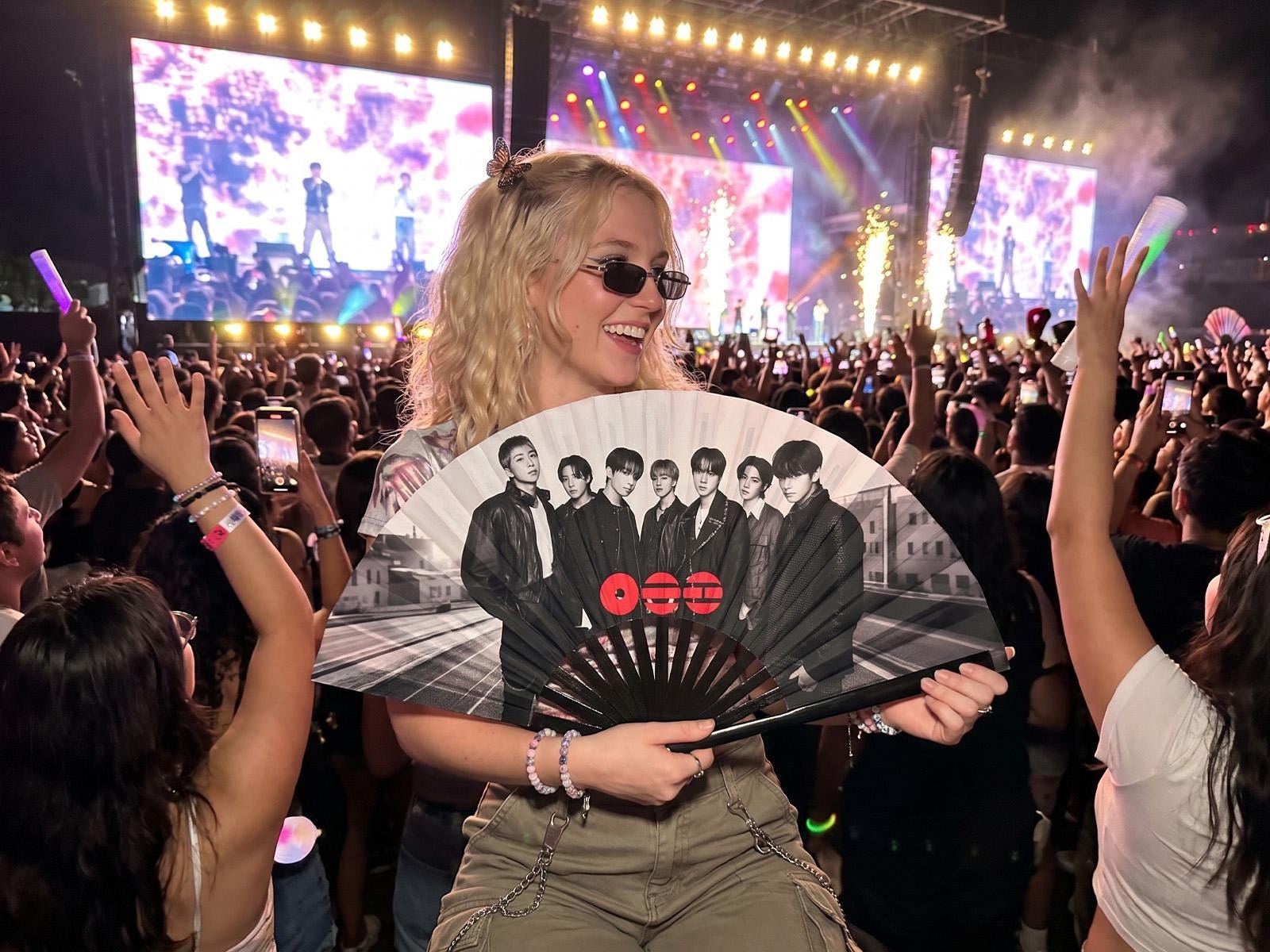 BTS Hand Fan Kpop Army,folding Fan Concert Accessory,2026 Tour