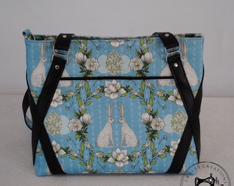 Passion flower handbag