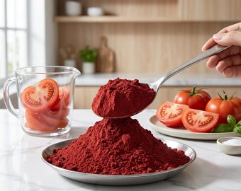 Lycopeen 10% extractgrondstof, speciaal carotenoïde-ingrediënt, roodoranje poeder voor onderzoek, referentie of beoordeling van de formulering