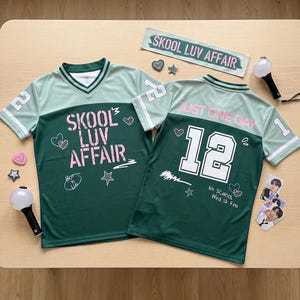 Custom Skool Luv Affair BTS Basketball Jersey, Personalized Song Title Shirt, Bangtan World Tour Matching Event Apparel, Kpop Army Gift