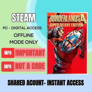 Borderlands 4 Super Deluxe Edition - Steam PC - Global