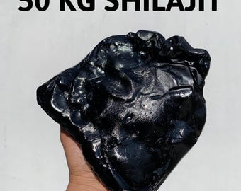 Resina di Shilajit himalayano pura – Grado oro, oligoelementi organici, integratore testato in laboratorio (50 kg)
