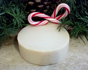 Peppermint Goat Milk Soap with Olive Oil Free US Shipping