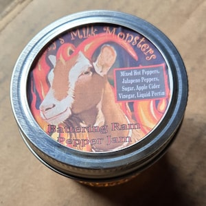 Battering Ram Pepper Jam - Warning hot