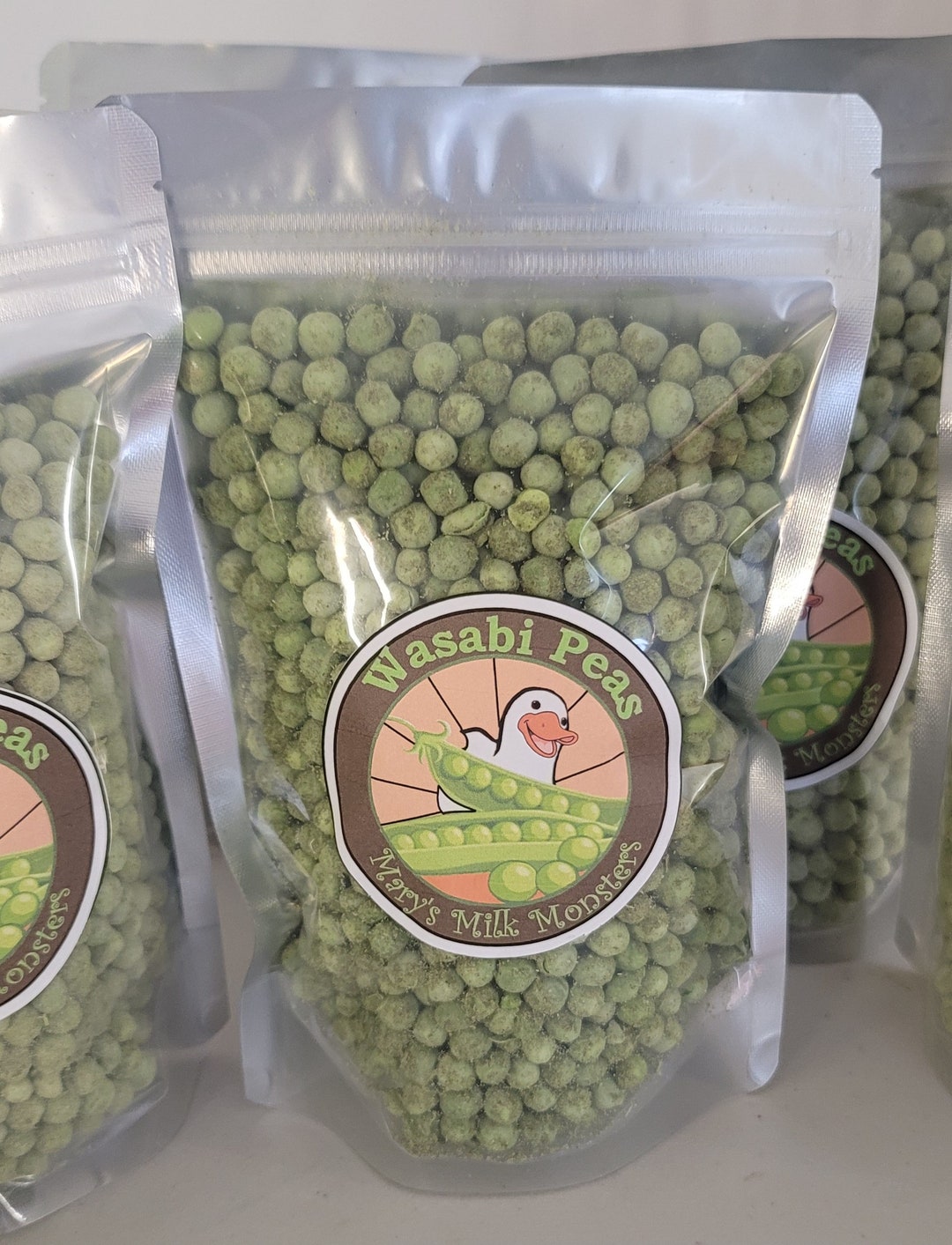 Freeze Dried Real Wasabi Peas Etsy UK