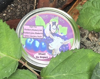 Sugar Free Blueberry Blackberry Jam