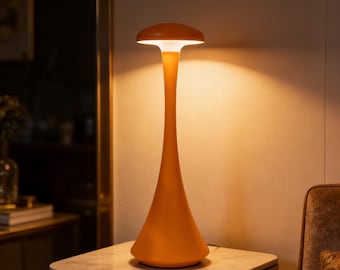 Slim Waist  Lamp, Rechargeable Night Light, Ambient Decorative Desk Lamp, Touch Switch