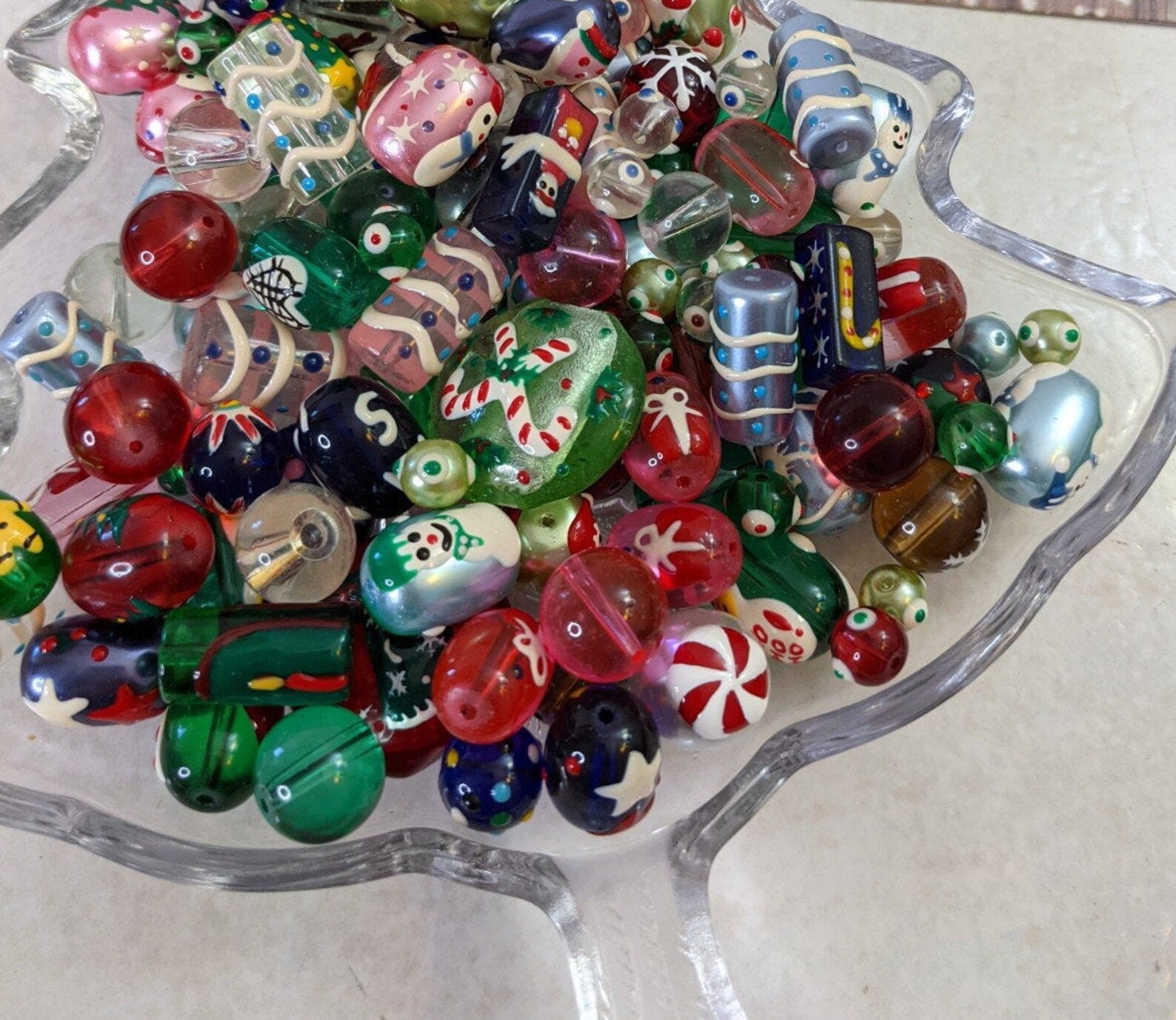 Christmas Beads for Jewelry Making Christmas Jewelry Etsy