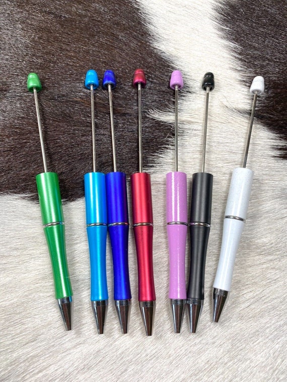 10 Pcs Beadable Pens, Plastic Pens, For Chunky Bubblegum Beads, Pen Blank