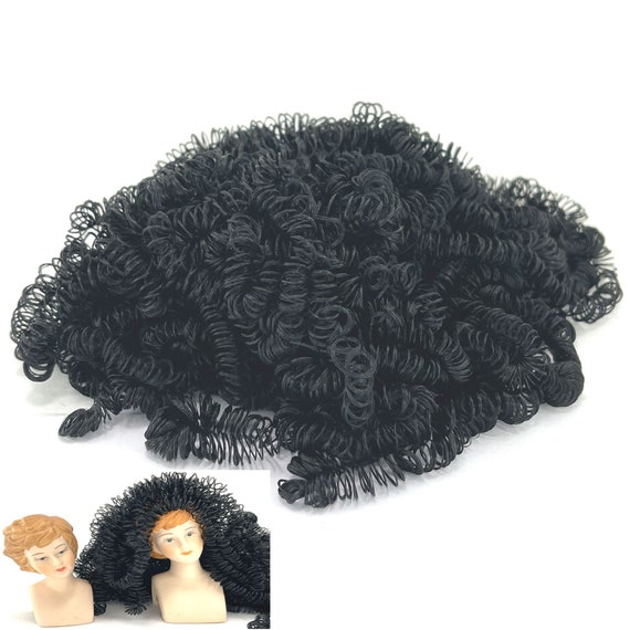 Curly Hair for Doll, Fake Afro Hair for Doll Toy Animal Making, Arts and  Crafts, Doll Accessories Supplies Gift for Maker, Black, 2 Oz 