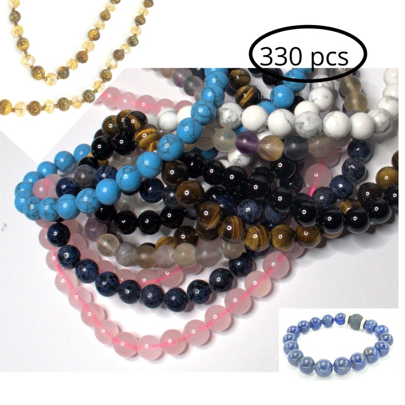 Gemstone Beads for Jewelry Making Natural Stone Beads Bulk Etsy
