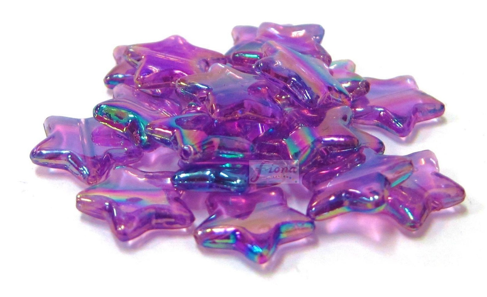 Plastic Beads Bulk Purple Star Beads for Jewelry Making Etsy