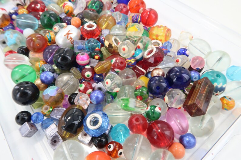 Glass Beads Bulk Glass Beads Assortment Mixed Beads for Etsy