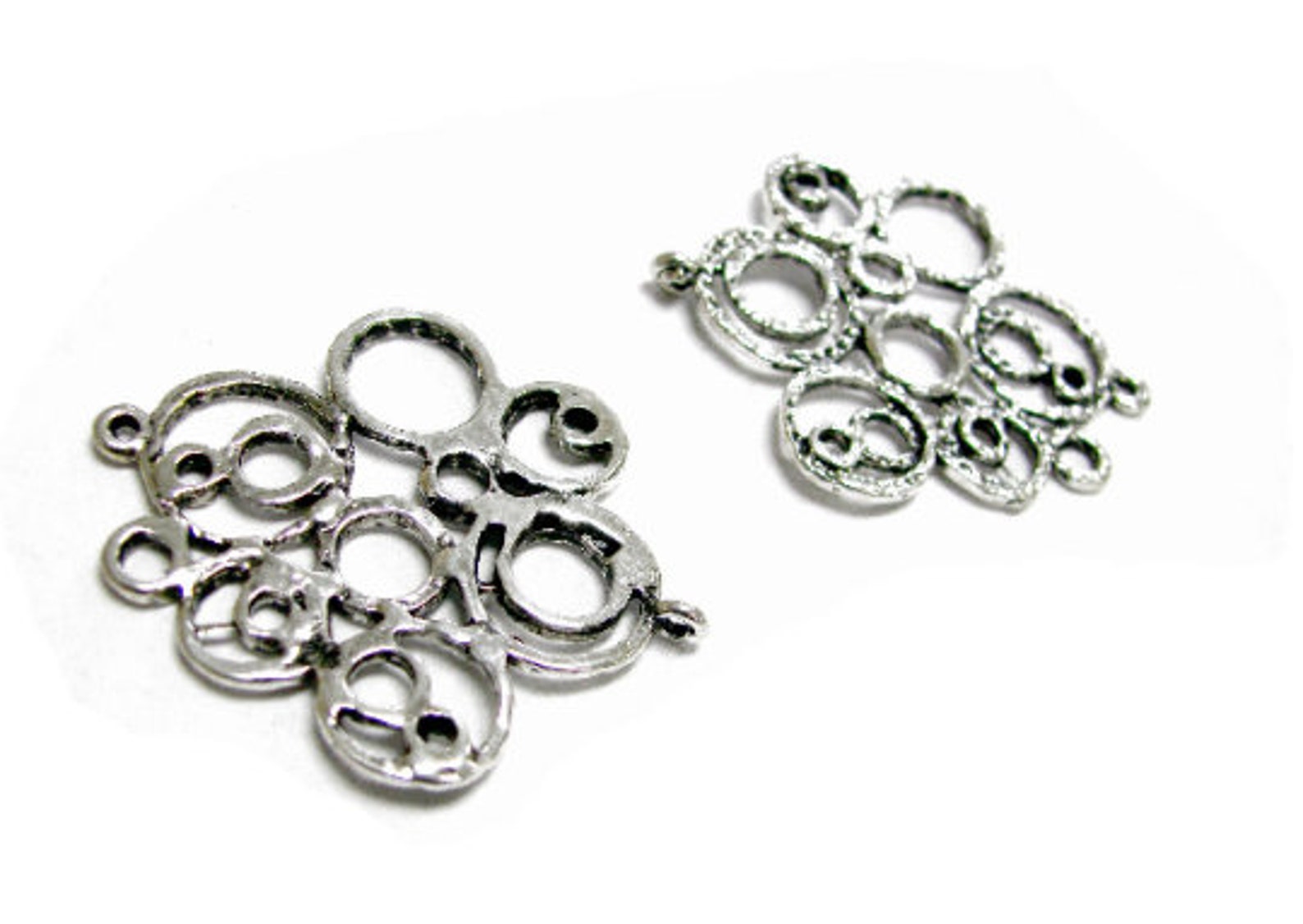 Connector for Jewelry Connector Ring Connector Circles Etsy