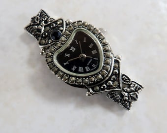 Watch Face for Bracelet Jewelry Making, Antiques Silver Victoria Time Piece for Interchangeable Bands, Gift for Beader, 3 Selections