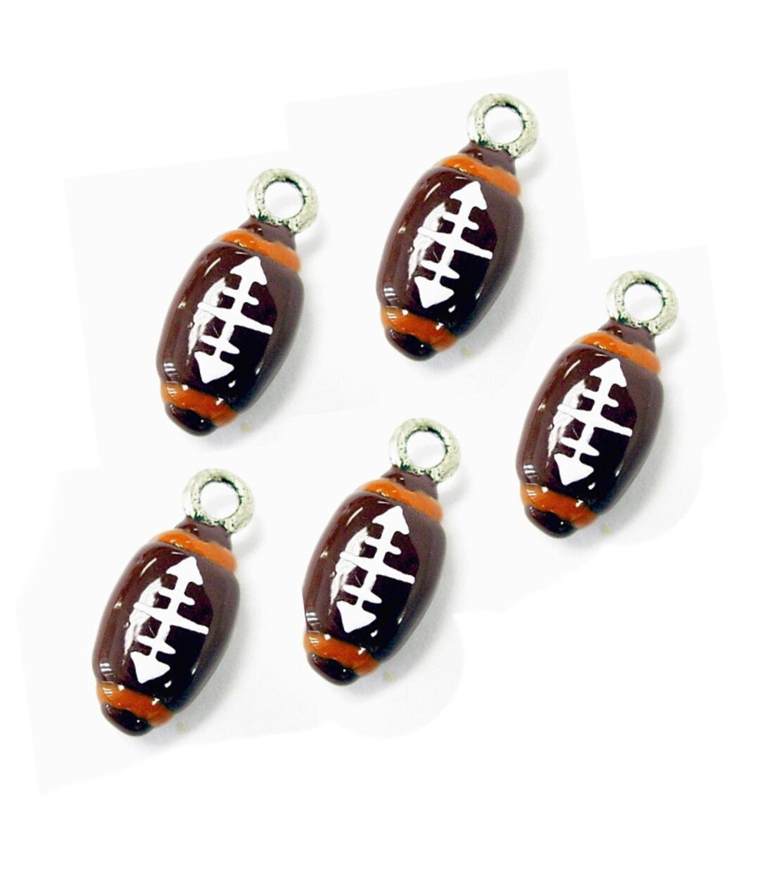 Football Charms for Bracelet Necklace Making, Craft DIY Jewelry Supplies, American Football