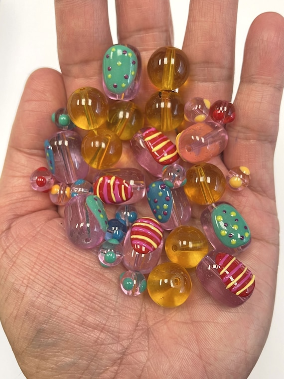 Clear glass beads clearance bulk