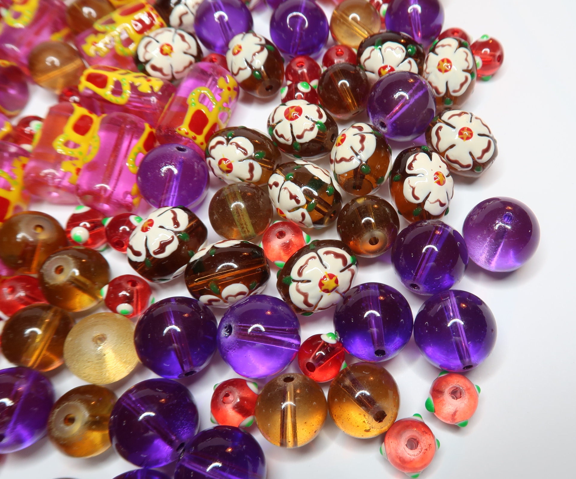 Glass Beads Bulk for Bracelet Making, Animal Dogs Pet Lover Memorial  Remembrance Bead, DIY Jewelry Supplies, Gift for Beader, 140 Pcs 