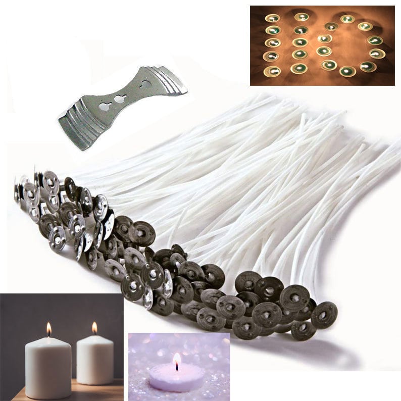 Candle Wicks Bulk Paraffin Wax Candle Making Low Smoke Etsy