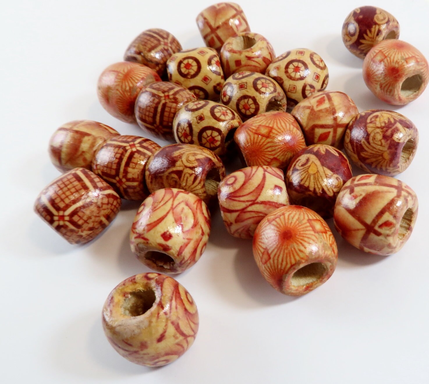 Quality Factory supplier of Wooden craft beads in bulk sale 