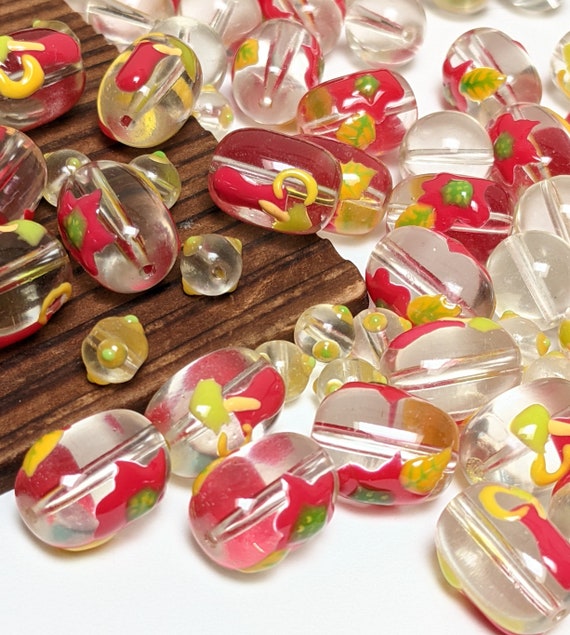 Glass Beads for Bracelet Jewelry Making, Glass Beads Bulk, Craft