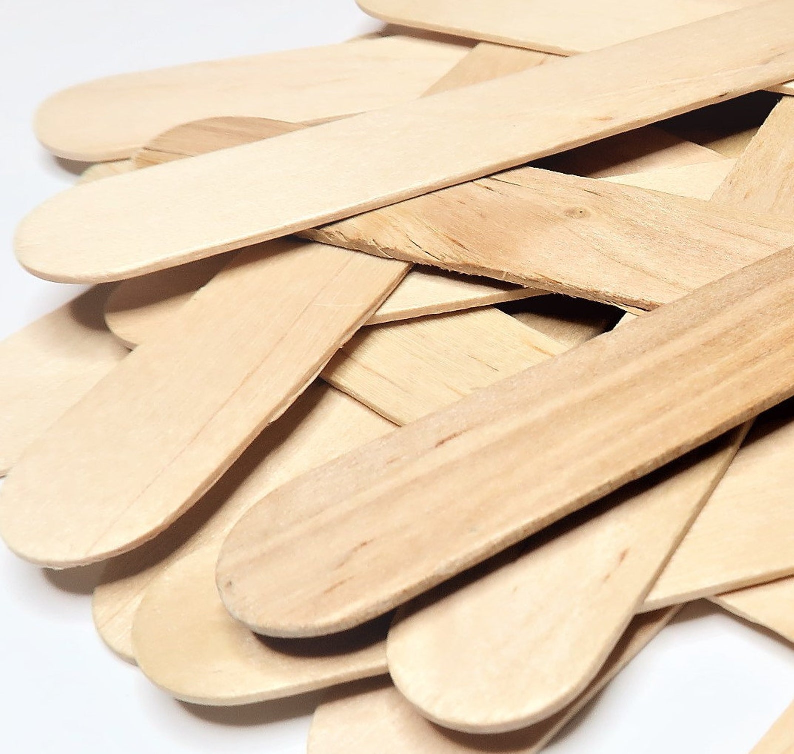 Natural Wood Popsicle Craft Sticks Wood Sticks Bulk For Etsy