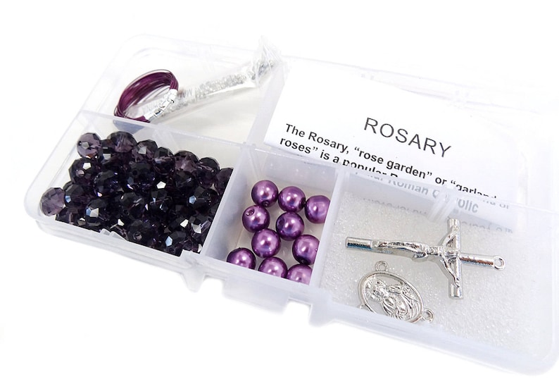 Rosary Making Supplies Necklace Kit Rosary Making Kit for Etsy
