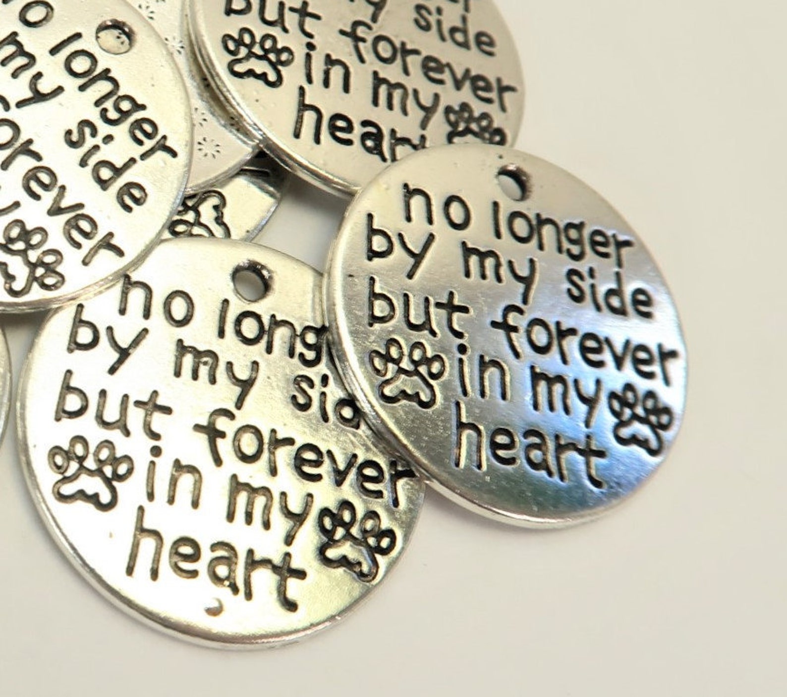 Pet Memorial Charms Dog Charm Pendant for DIY Jewelry Making Etsy