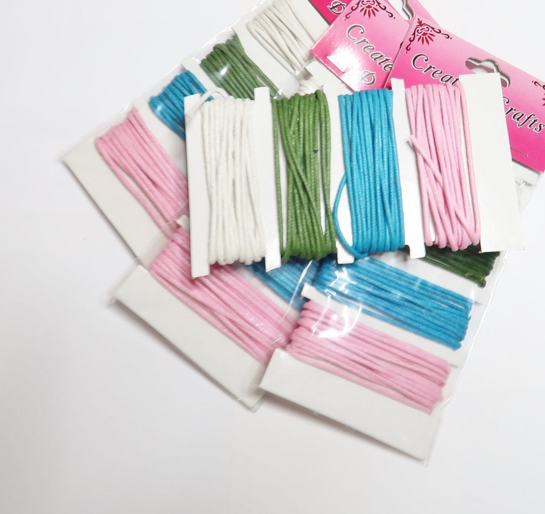 Cotton Cord for Masks Round Hemp Cord for Jewelry Making mask Supplies