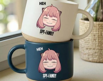 Taza inspirada en Anya Forger de Spy x Family, Taza de Anya Forger, Regalos para amantes del anime