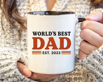 World’s Best Dad Mug | Retro 70s Father’s Day Gift | Vintage Dad Coffee Cup | New Dad gift | First Father's Day Gift | Unique Father's Day