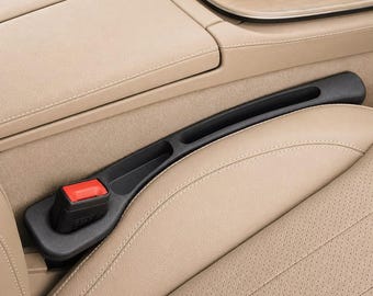 2PCS Car Seat Gap Filler Organizer – Anti-Drop Seat Crevice Storage Box, Console Gap Plug, Interior Car Accessories Universal Fit