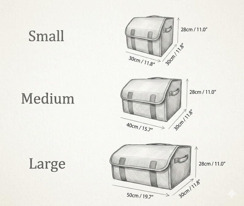 PU Leather Car Trunk Organizer – Foldable Storage Box Waterproof ...