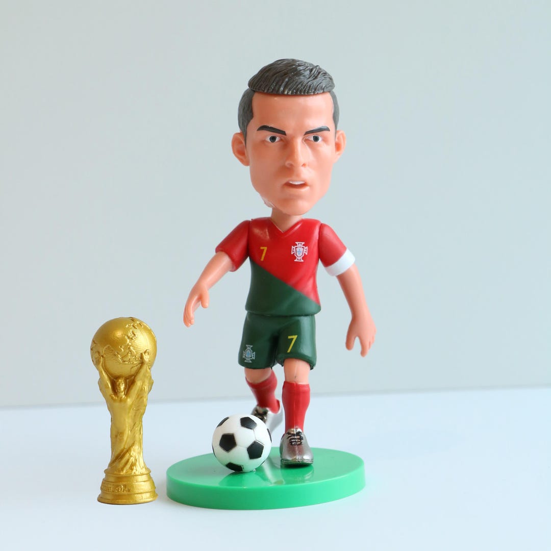 World Cup Portugal Cristiano Ronaldo Figurine Collectible Soccer