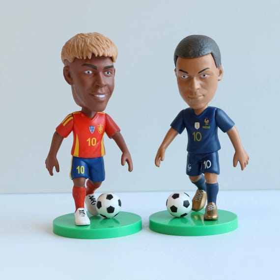 World Cup France Kylian Mbappé Figurine Collectible Soccer Action