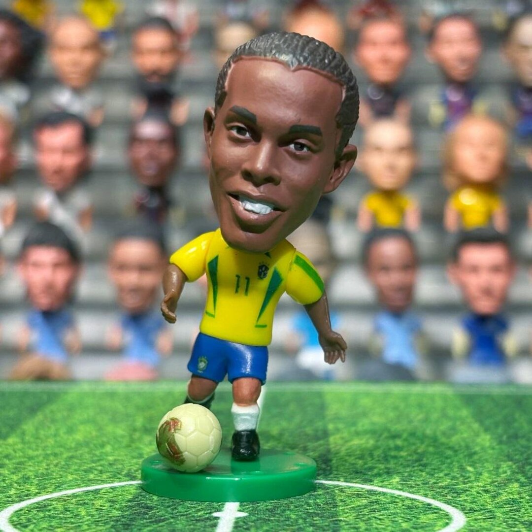 204★サッカー★ronaldinho★prostars★フィギュア Football Legend Ronaldinho Career Teams Figurine Soccer Action