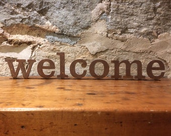 16 inch "welcome" sign