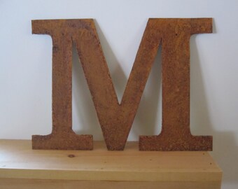 Metal letter "M"