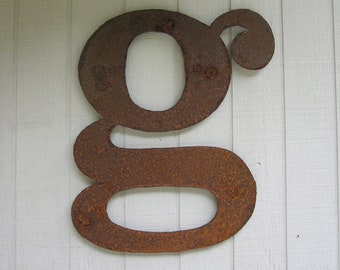 Big Metal letter "g"