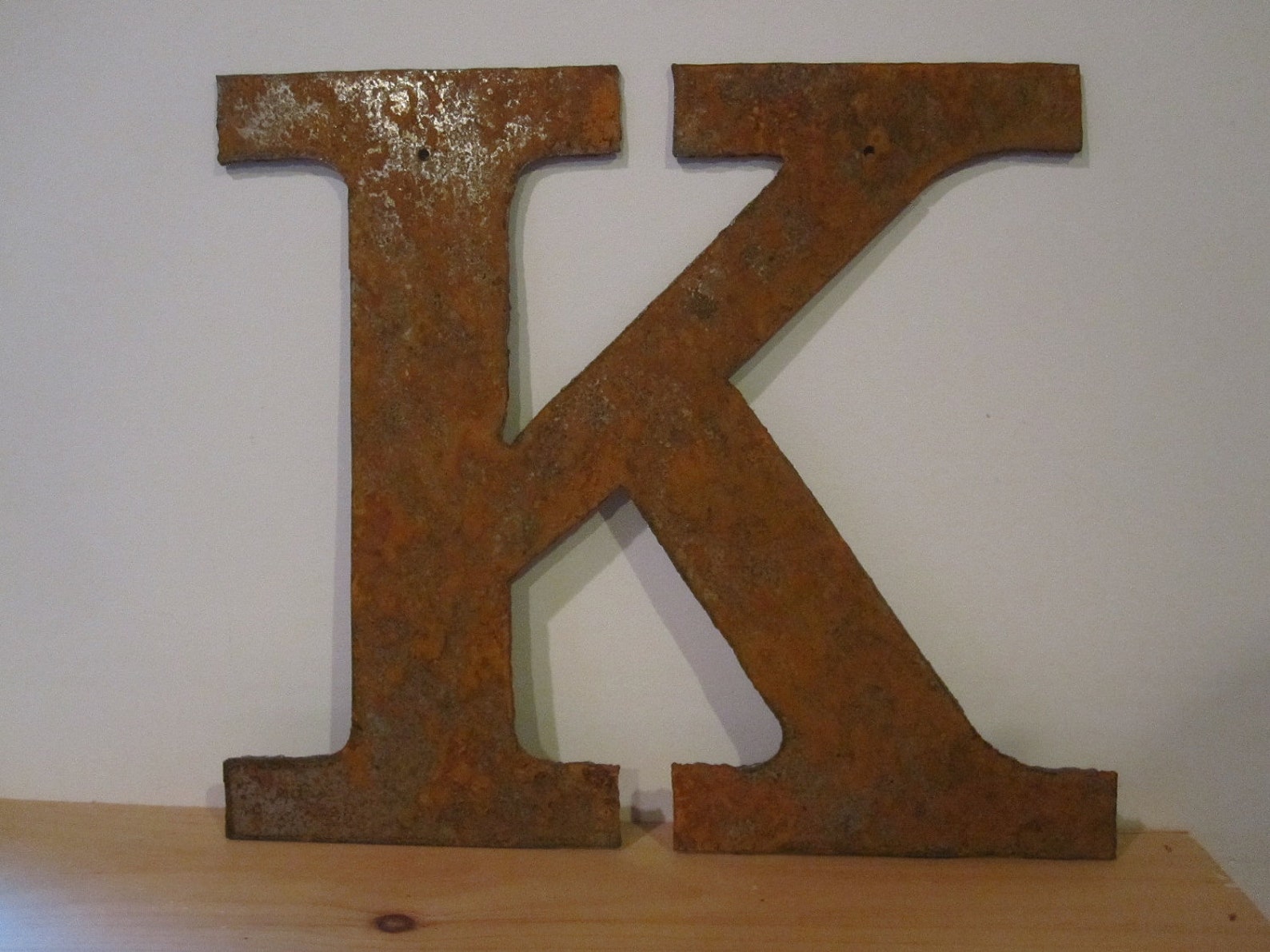 Metal Letter k Etsy