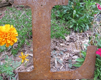 Metal letter "L"