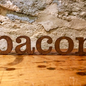 12 inch "bacon" sign