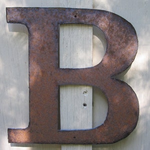 Metal letter B image 2